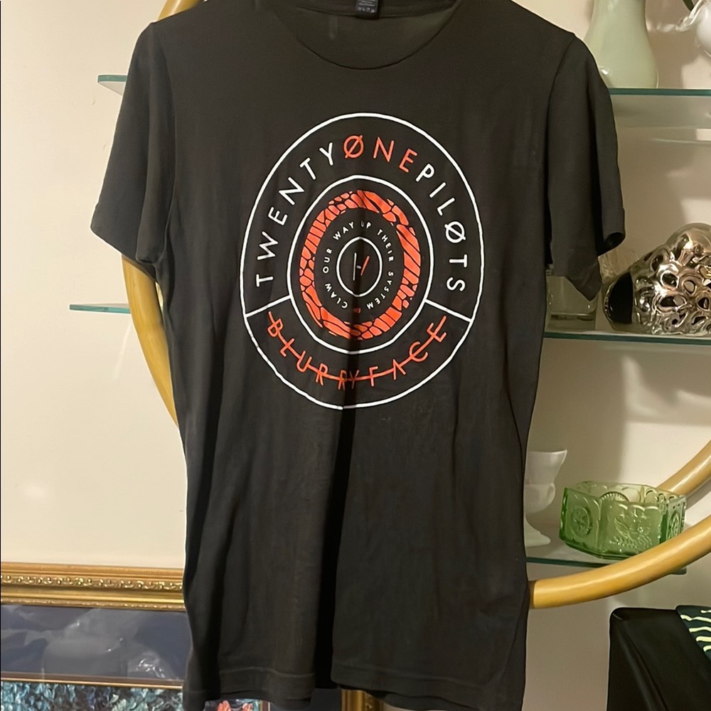 Twenty One Pilots Black Graphic T-Shirt